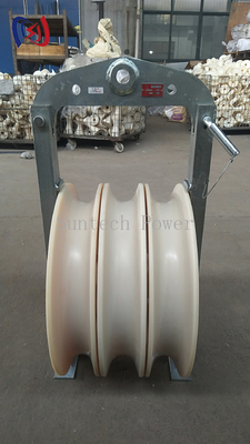 93KG 508 Series Large Diameter Rope Pulley Conductor ACSR400 Rope Blocks