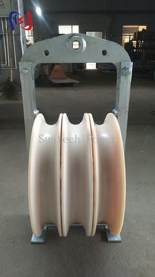 93KG 508 Series Large Diameter Rope Pulley Conductor ACSR400 Rope Blocks