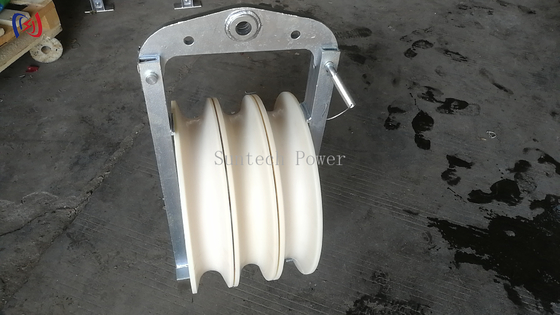 93KG 508 Series Large Diameter Rope Pulley Conductor ACSR400 Rope Blocks