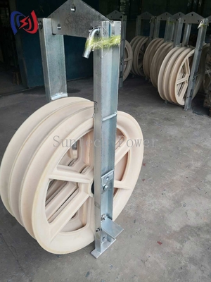 660mm Large Diameter Nylon Sheaves Conductor Pulley Stringing Block Transmission Line Tool