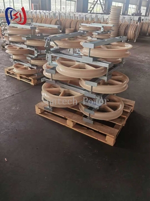 Cable Pulling Winch Large Diameter Rope Pulley For Anti Twisting Wire Steel Rope And Construction Tools