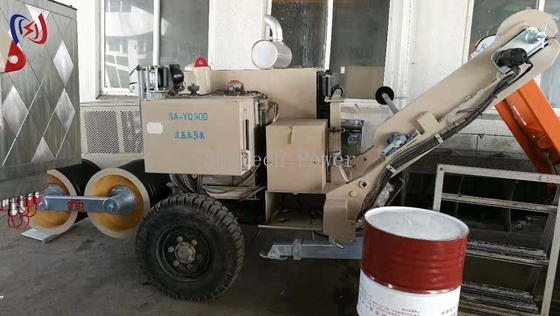 Hydraulic Traction Overhead Line Stringing Equipment Hydraulic Tensioner For Construction