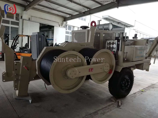 Hydraulic Traction Overhead Line Stringing Equipment Hydraulic Tensioner For Construction