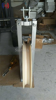 27 - 50KG OPGW Stringing Equipment Cable Stringing Block Nylon Sheave