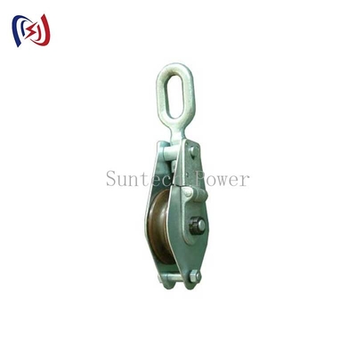 Casting Steel Wire Rope Pulley Wheel Sheave Hook Type Hoisting Lifting Block Tackle
