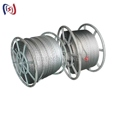 9mm - 42mm Transimission Line Pilot Wire Galvanized Braided Anti Twisting Steel Wire Rope