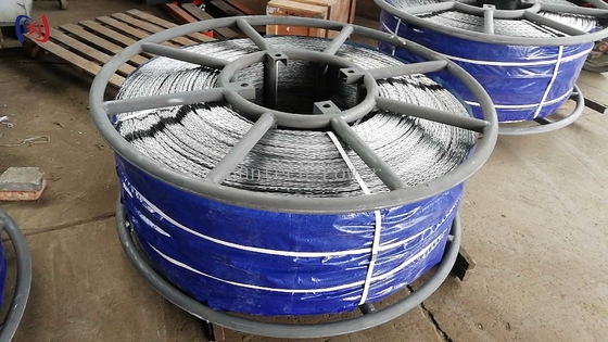 9mm - 42mm Transimission Line Pilot Wire Galvanized Braided Anti Twisting Steel Wire Rope