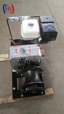 Belt Drive Variable Speed Wire Rope Traction Pulling Cable 16RPM Electric Power Winch