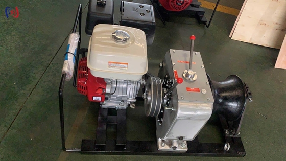 Belt Drive Variable Speed Wire Rope Traction Pulling Cable 16RPM Electric Power Winch