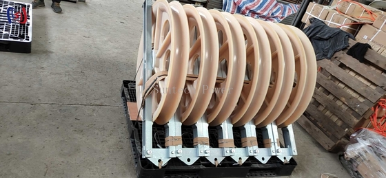 916 Series Large Diameter Rope Pulley ACSR720 Conductor Nylon Sheaves For Wire Rope
