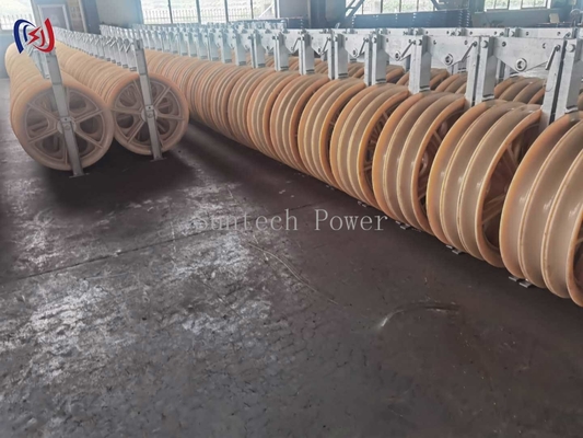 916 Series Wire Rope Sheave Stringing Block Conductor ACSR720