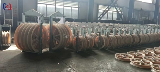 916 Series Wire Rope Sheave Stringing Block Conductor ACSR720