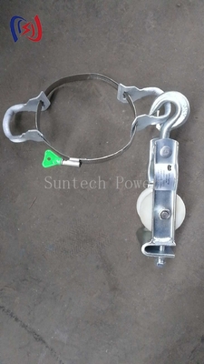Sitting Hanging Type Universal  Conductor Stringing Blocks Single Nylon Sheave
