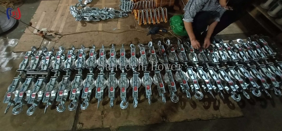 Transmission Line Stringing Tools Trustworthy Stringing Blocks Conductor Grippers Inspection Trolleys