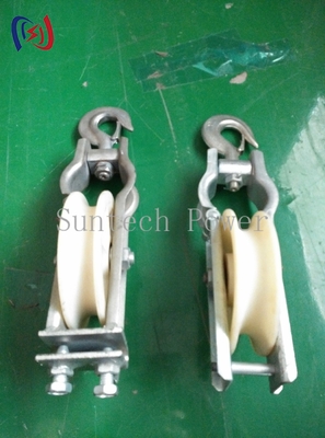 Sitting Hanging Type Universal  Conductor Stringing Blocks Single Nylon Sheave