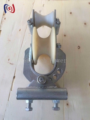 Crossarm Mounted Conductor Stringing Blocks 20KN Transmission Stringing Blocks