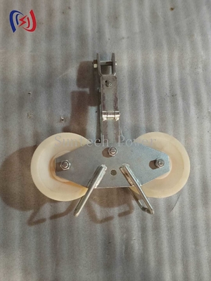 Tandem Sheave Stringing Pulley Conductor Stringing Blocks  9.5KG - 11KG