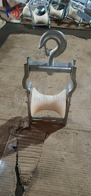Aerial Cable 120 X 130mm  Conductor Stringing Blocks Stringing Roller Block For Overhead Line