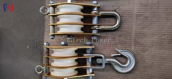 10 - 100KN Hoisting Tackle Aluminum Alloy Tower Erection Hoisting Tools