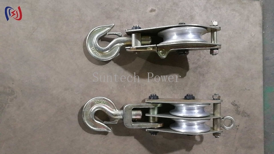1.8KG - 13.2KG Aluminum Hoist Sheave Hoist Operation Small Block And Tackle Hoist