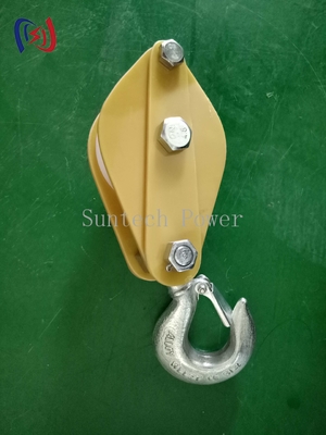 Nylon Sheave Hoist Sheave Tackle Stringing Tools 5KN - 50KN Transmission Line Tool