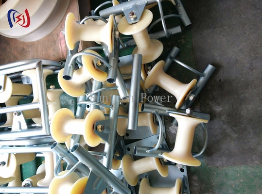 Improve Cable Laying Efficiency Underground Cable Installation Equipment Tools Cable Rollers For Protection