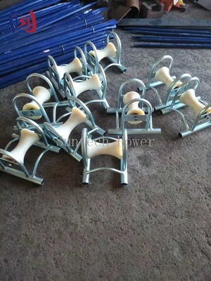 Improve Cable Laying Efficiency Underground Cable Installation Equipment Tools Cable Rollers For Protection