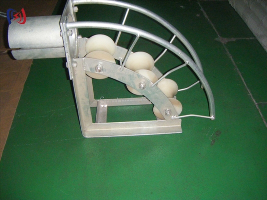 C Series Cable Pulley Roller 80 - 200mm Three Rollers Cable Entrance Protection Roller