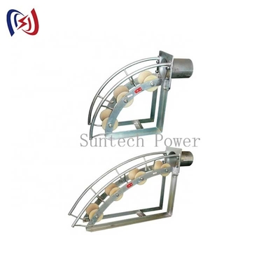 C Series Cable Pulley Roller 80 - 200mm Three Rollers Cable Entrance Protection Roller
