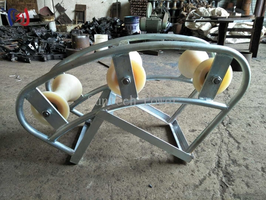 Multi-Roller Pithead Cable Pulling Rollers SHL700J3 With Rated Load 10-20KN