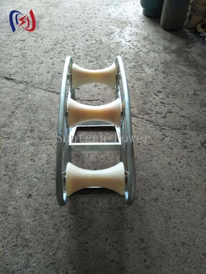 Multi-Roller Pithead Cable Pulling Rollers SHL700J3 With Rated Load 10-20KN