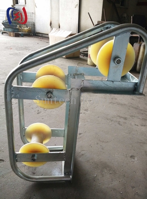 Multi-Roller Pithead Cable Pulling Rollers SHL700J3 With Rated Load 10-20KN