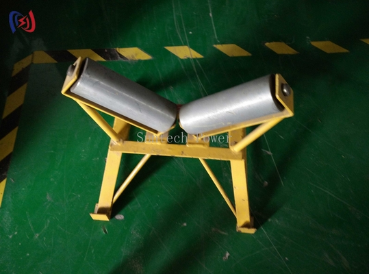 Cable Turning Radius Wire Pulling Rollers V Shaped Nylon Sheave