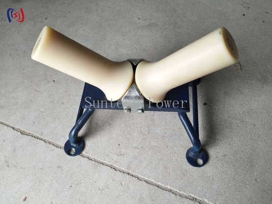Cable Turning Radius Wire Pulling Rollers V Shaped Nylon Sheave