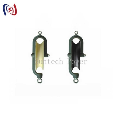Overhead Line Round Belt Hold Down Wire Rope Pulley Wheel Transmission Stringing Blocks