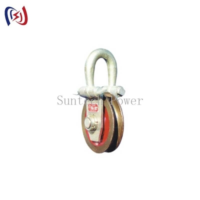 Round Cable Chain Hoisting Hooks Lifting Point Balance Block And Tackle Rope Hoist