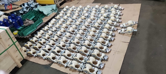 Exchanging Overhead Grounding Wire Opgw Stringing Double Sheave Block