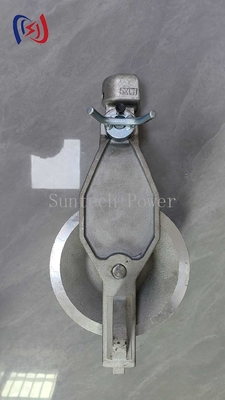178×76MM Conductor Stringing Blocks Electric Power Construction 10KN Universal Stringing Pulley