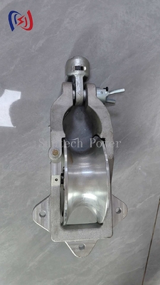 178×76MM Conductor Stringing Blocks Electric Power Construction 10KN Universal Stringing Pulley