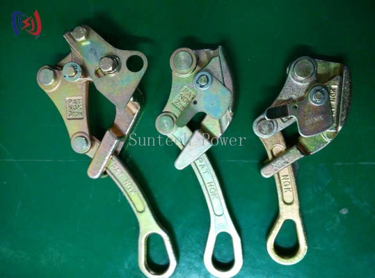 30KN Universal Cable Pulling Tools  Overhead Transmission Line Automatic Come Along Clamp