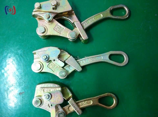 30KN Universal Cable Pulling Tools  Overhead Transmission Line Automatic Come Along Clamp