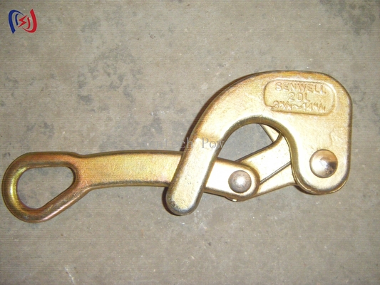 Single Cam Wire Cable Clamp Earth come along clamps wire grips For Steel Strand