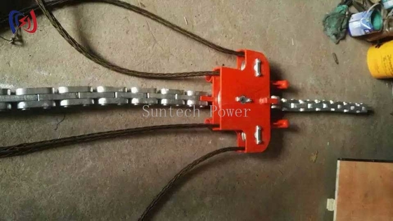 Balance Four Bundle Conductors Running Boards Transmission Line Stringing Tools (Balance empat bundel konduktor berjalan papan)