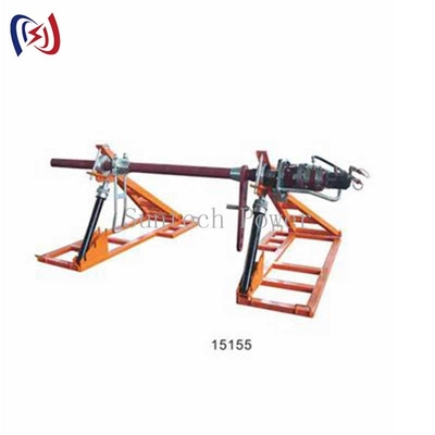 1250 - 2240mm Hydraulic Conductor Drum Stand For Construction Safety