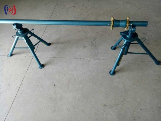 Mechanical Green  Hydraulic Cable Drum Stand Reel Stand Galvanised 10KN - 50KN