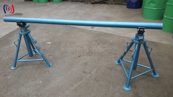 Mechanical Green  Hydraulic Cable Drum Stand Reel Stand Galvanised 10KN - 50KN