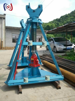 Hydraulic Column Type Cable Reel Stand Jack Rope Reel Stand Heavy Load