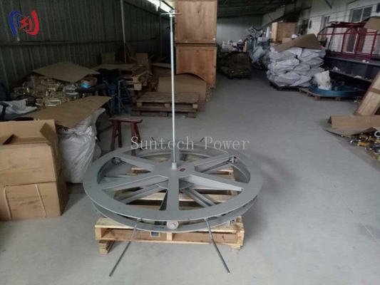 Vertical Type Cable Reel Stand Turntable Device Cable Laying Bracket Stand