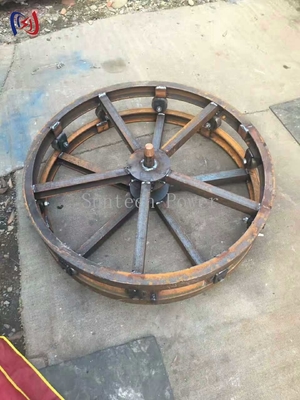 Vertical Type Cable Reel Stand Turntable Device Cable Laying Bracket Stand