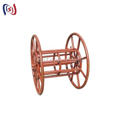 Overhead Line Rope Reel And Stand Tensioner Electrical Cable Reel Stands